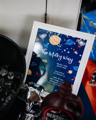 Birthday Wall Prints - Space Theme