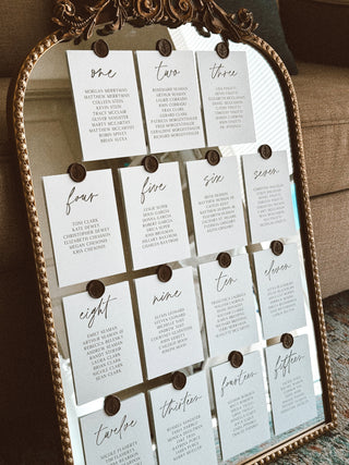 Mirror Seating Chart