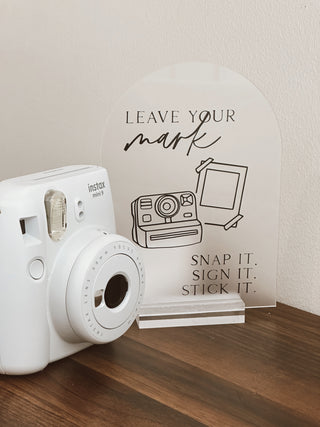 Frosted Arcylic Sign - 5X7